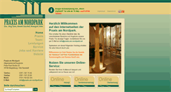Desktop Screenshot of praxis-am-nordpark.net