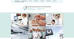 Desktop Screenshot of praxis-am-nordpark.de